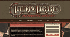 Desktop Screenshot of letteringlibrary.com